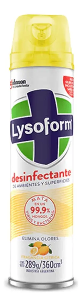 Lysoform Aerosol Cítrico  360 Cc